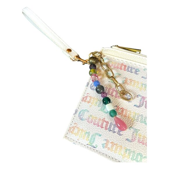 JUICY COUTURE LOGO WRISTLET WITH REMOVABLE HANDBAG CHARM NWOT - Picture 7 of 11